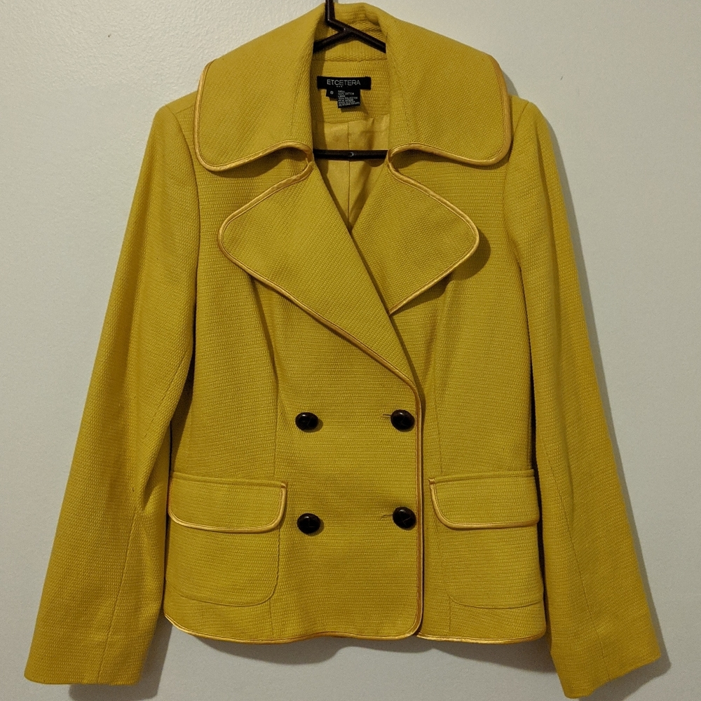 Bold Yellow Etcetera Jacket